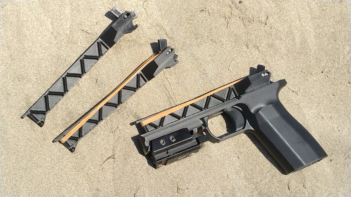 ゴム銃や空気砲など